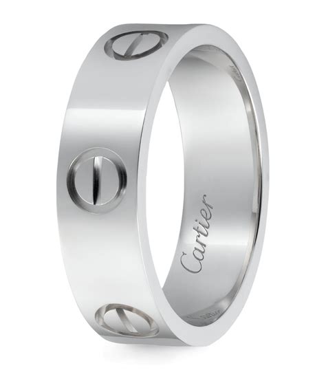 cartier platinum love ring|cartier love ring authenticity.